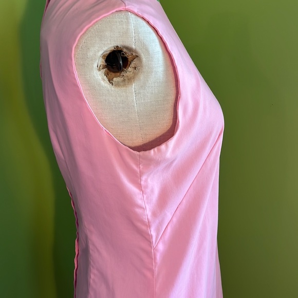 vintage 70s Vested Gentress frogs & shrooms shift dress - Picture 3 of 7